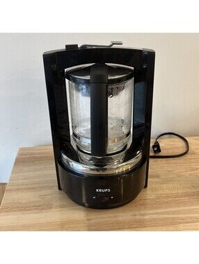 Krups Pressure Coffemaker Moka F468 Coffee 12 Cup Made in France READ CONDITION
